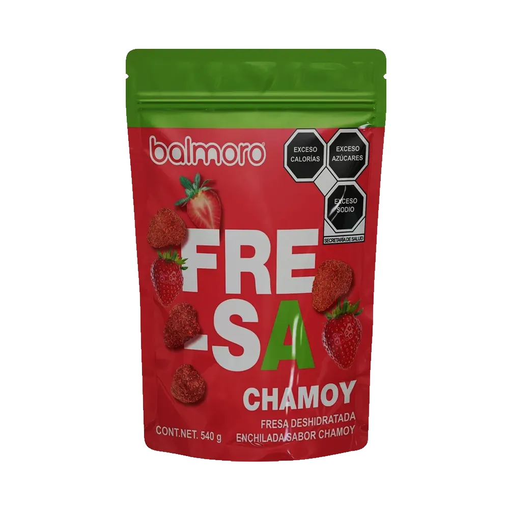 FRESA DESHIDRATADA ENCHILADA CHAMOY BALMORO 150 GRAMOS