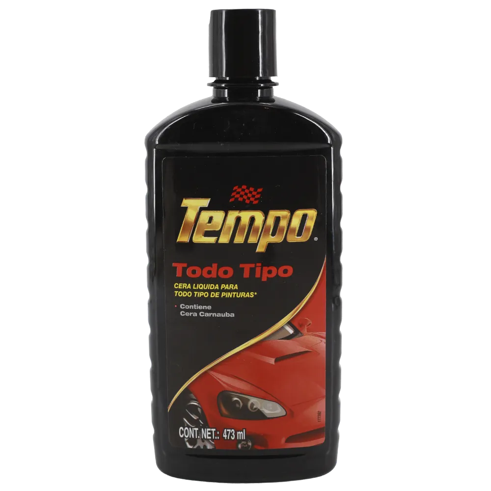CERA LIQUIDA PARA AUTOMOVIL TEMPO 473 ML TEMPO 473 MILILI