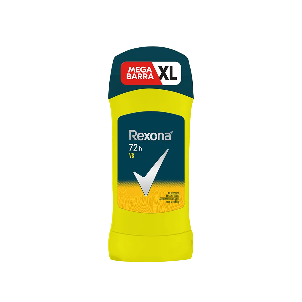 ANTITRANSPIRANTE BARRA V8 REXONA MEN 85 GRAMOS