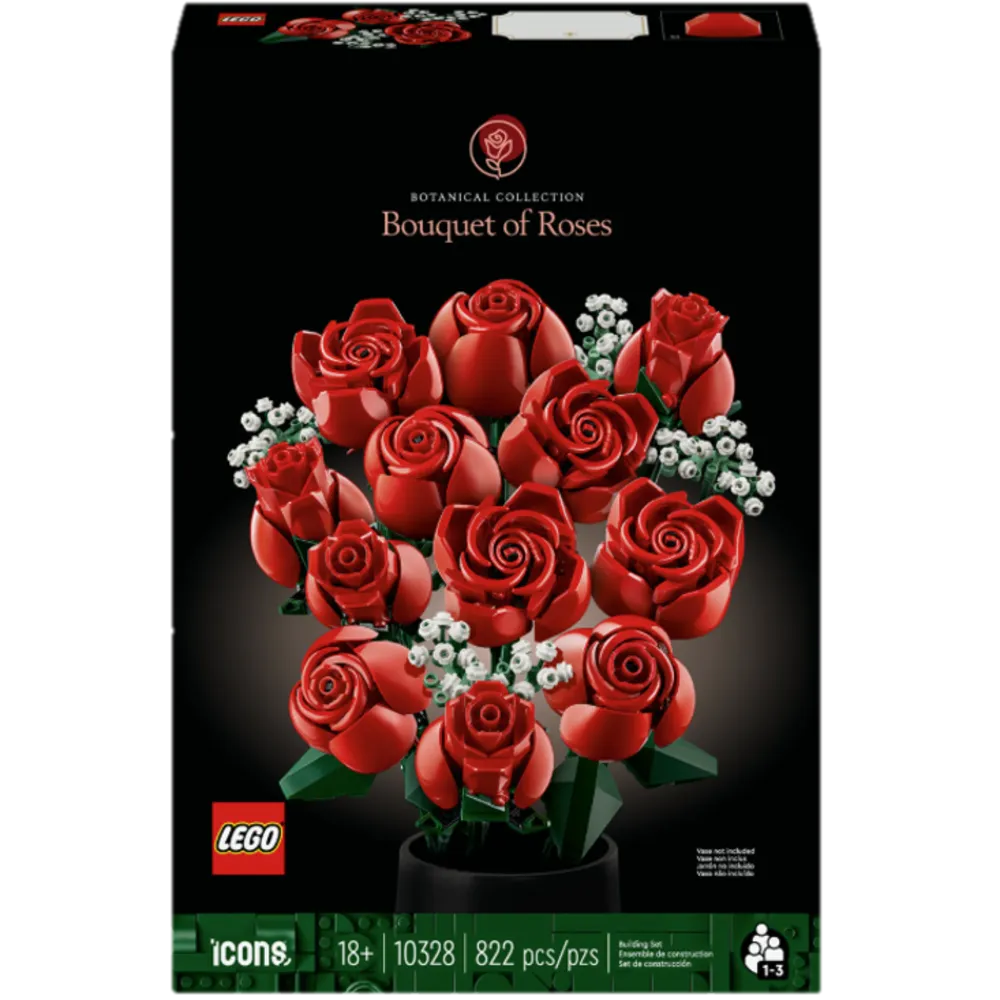 RAMO DE ROSAS LEGO 1 PIEZA