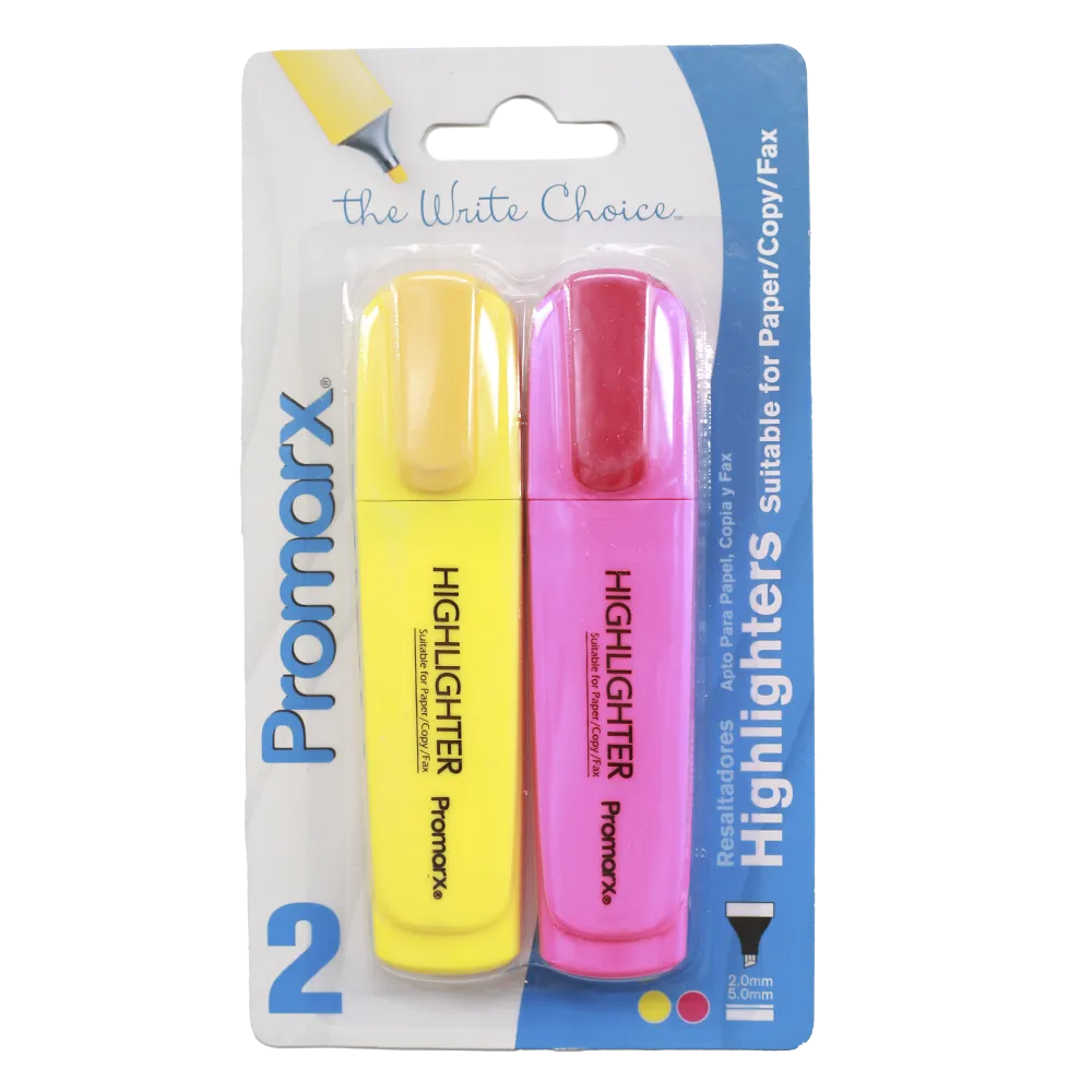 RESALTADORES PASTEL 2 PZ PROMARX 1 PIEZA