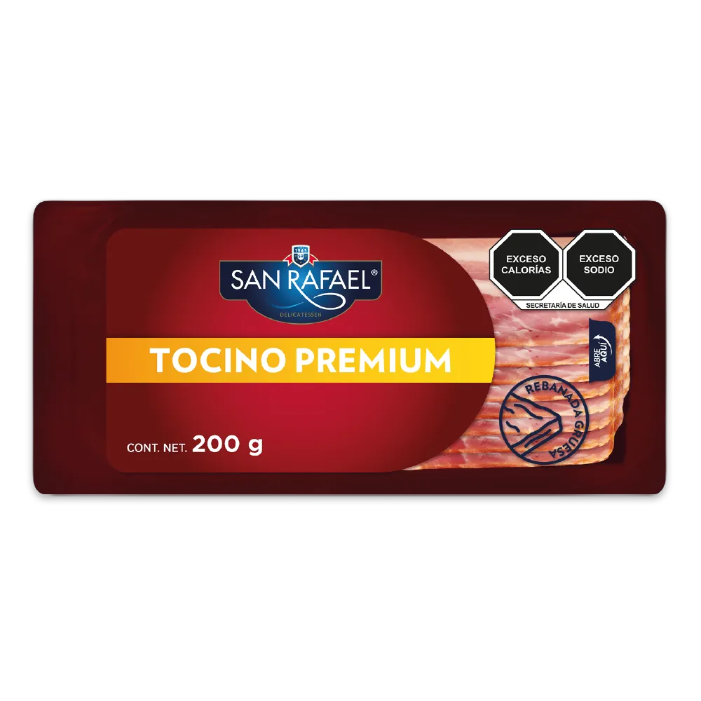 TOCINO PREMIUM SAN RAFAEL 200 GRAMOS