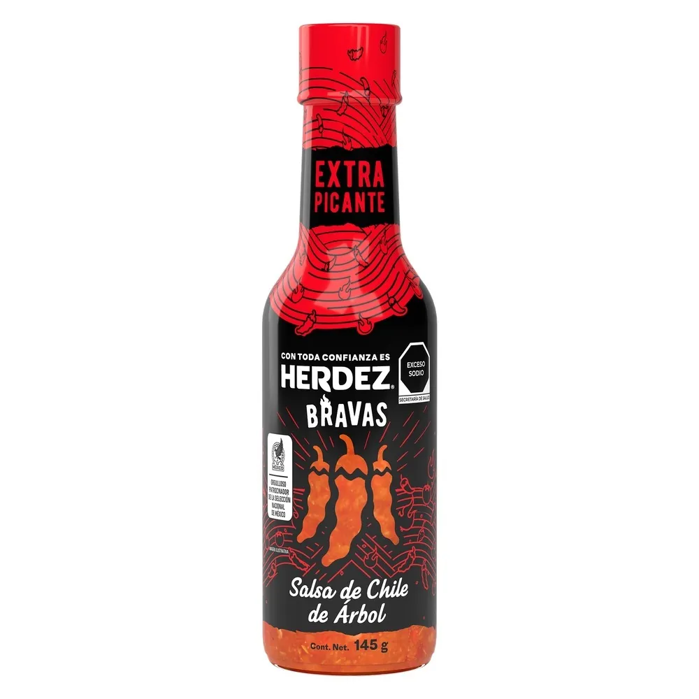 Salsa Herdez Bravas de Chile de Árbol 145 g