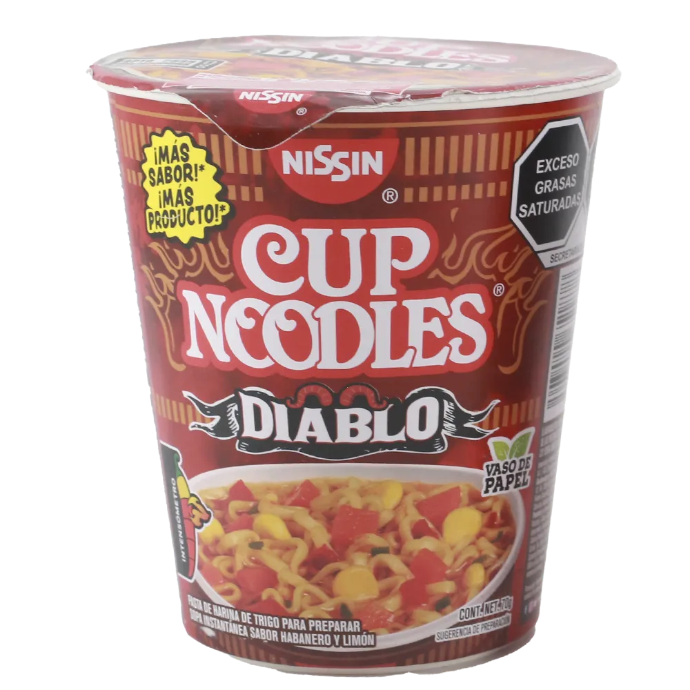 SOPA INSTANTANEA DIABLO VASO NISSIN 70 GRAMOS