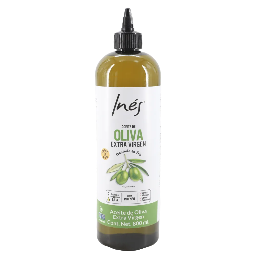 ACEITE DE OLIVA EXTRA VIRGEN SQUEEZE INES 800 MILILI