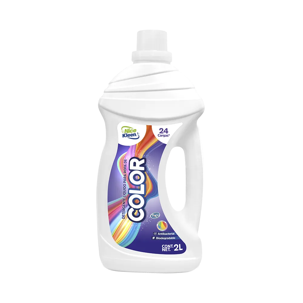 DETERGENTE LIQUIDO ROPA DE COLOR NICE KLEEN 2 LITRO