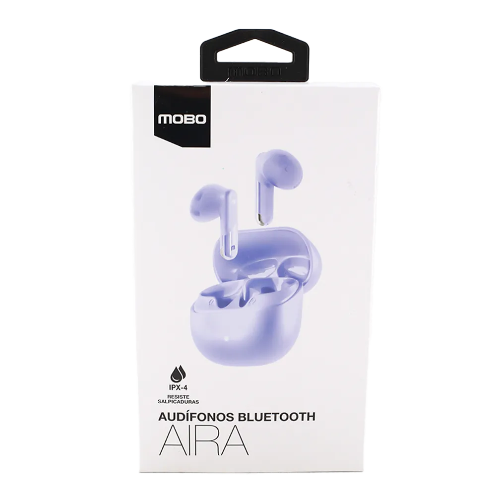 AUDIFONOS TWS AIRA LILA MOBO 1 PIEZA