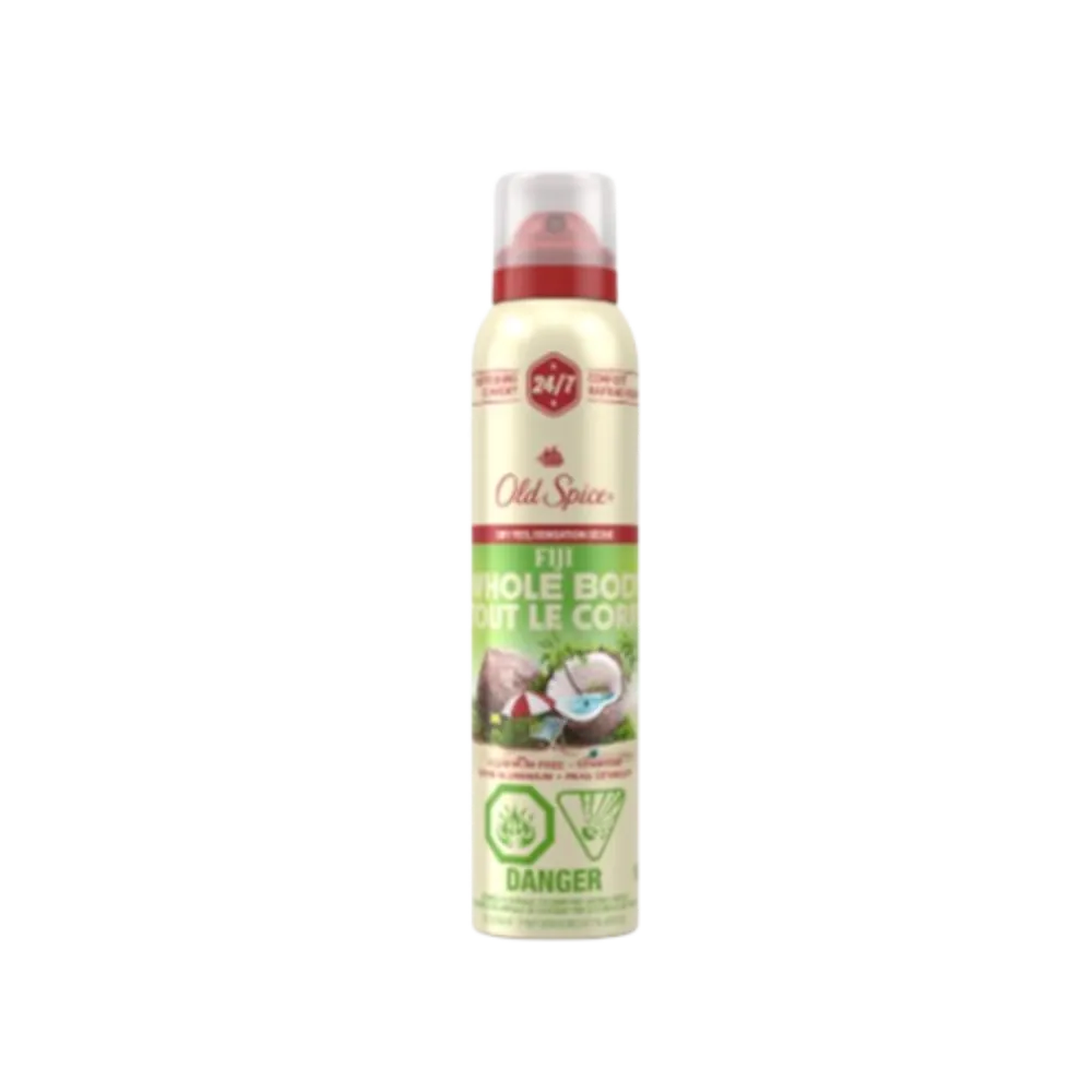 DESODORANTE EN AEROSOL ALL BODY FIJI OLD SPICE 150 MILILI