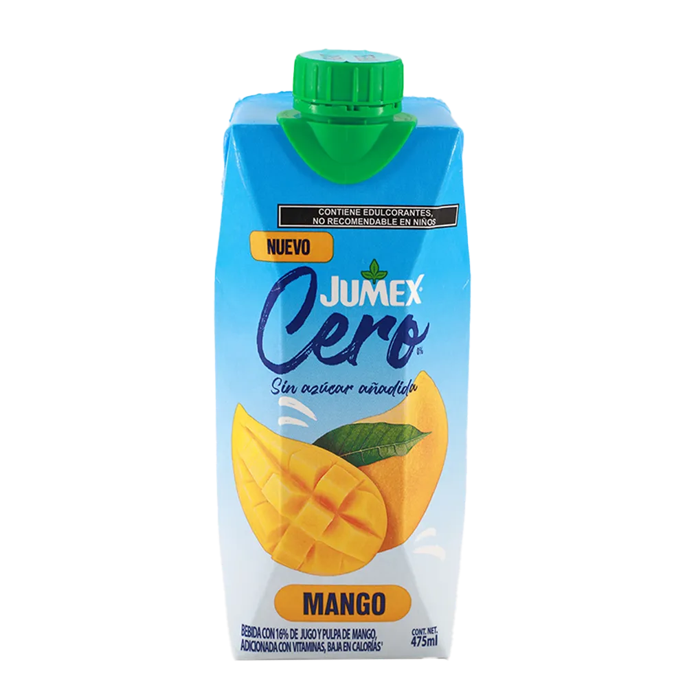 BEBIDA DE SABOR MANGO JUMEX 0% 475 MILILI