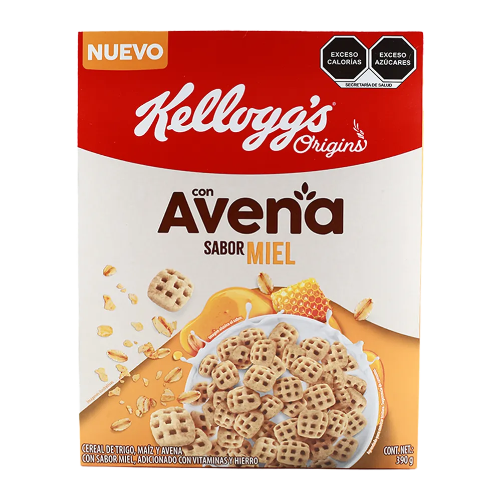 CEREAL CON AVENA SABOR MIEL KELLOGGS 390 GRAMOS