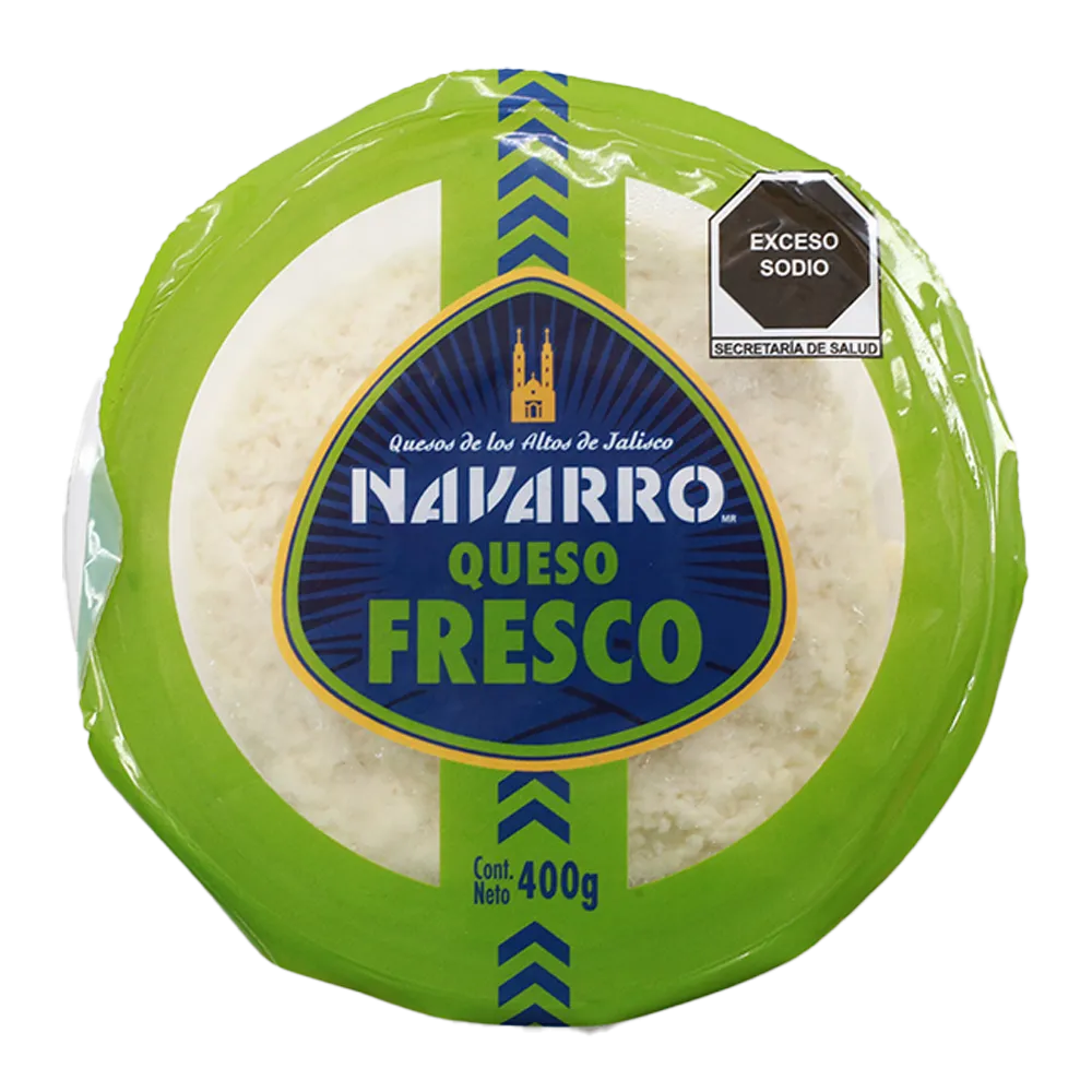QUESO FRESCO NAVARRO 400 GRAMOS
