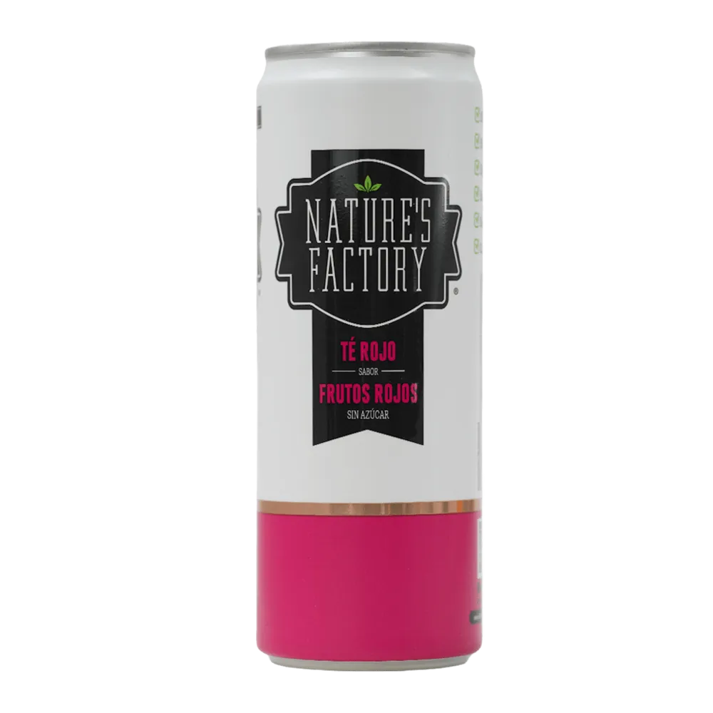 TE HELADO LATA FRUTOS ROJOS NATURES FACTORY 355 MILILI