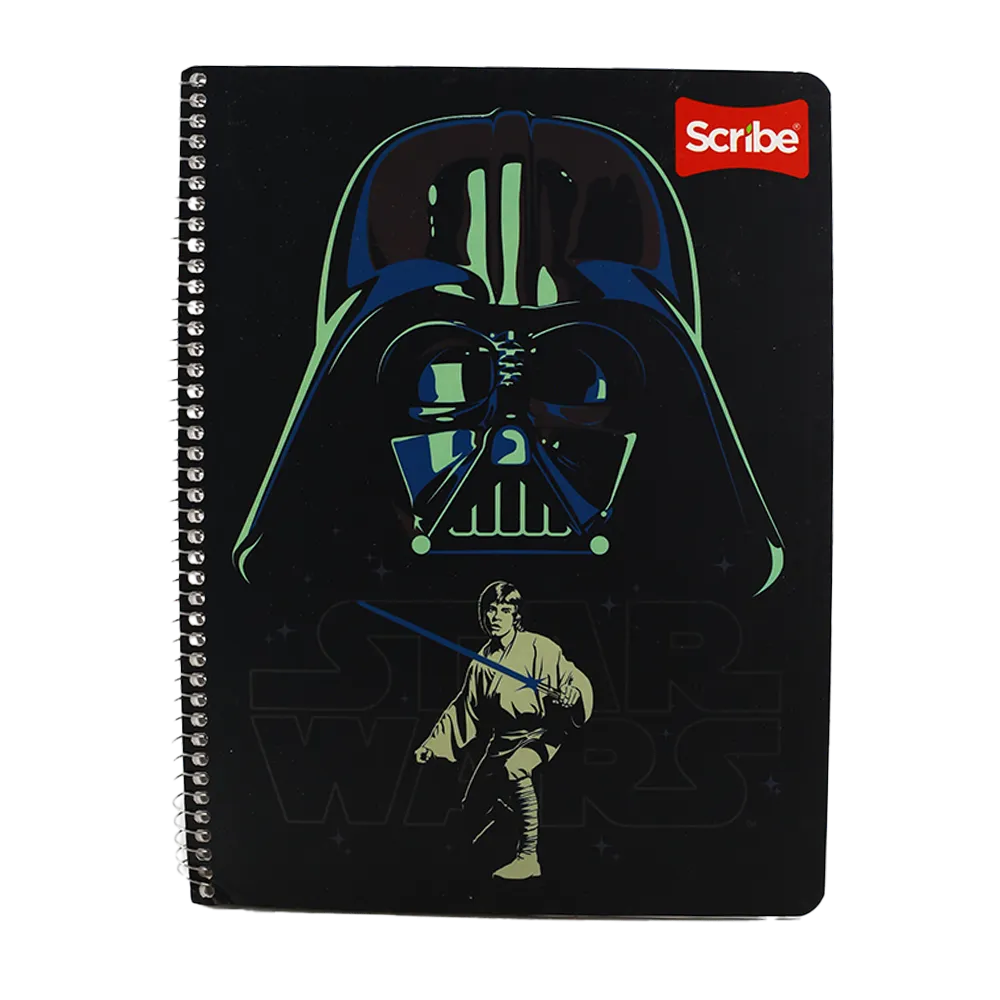 CUADERNO PROFESIONAL ESPIRAL RAYA 90H STAR WARS SCRIBE 1 PIEZA