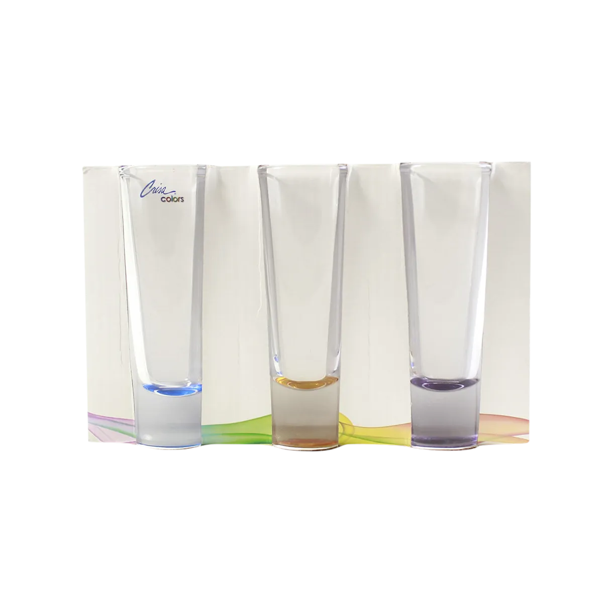 Jgo 6 Tequilero Atom Doble Esp Crisa Colors 1 Pz