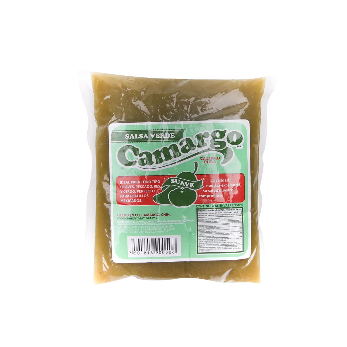 Chile Verde Camargo 350 Ml