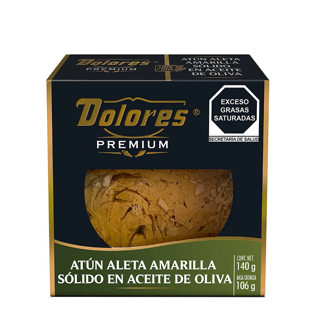Lomo Solido De Atun Aceite De Oliva Dolores 140 g