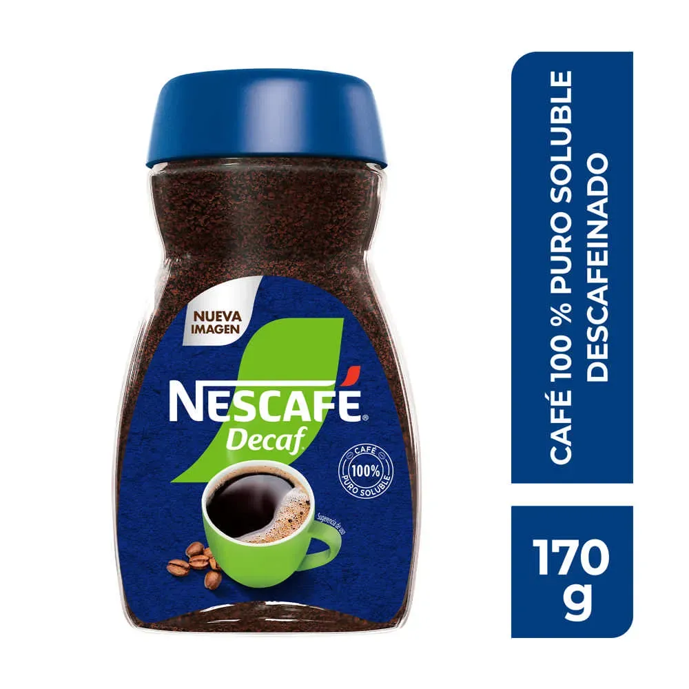 Cafe Soluble Decaf Sin Cafeina Nescafe 170 g