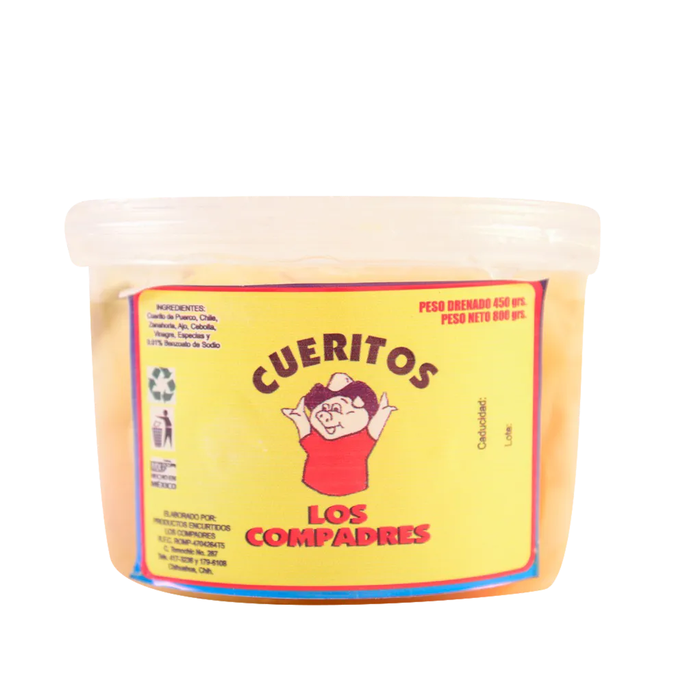 Cueritos Encurtidos Los Compadres 500 g