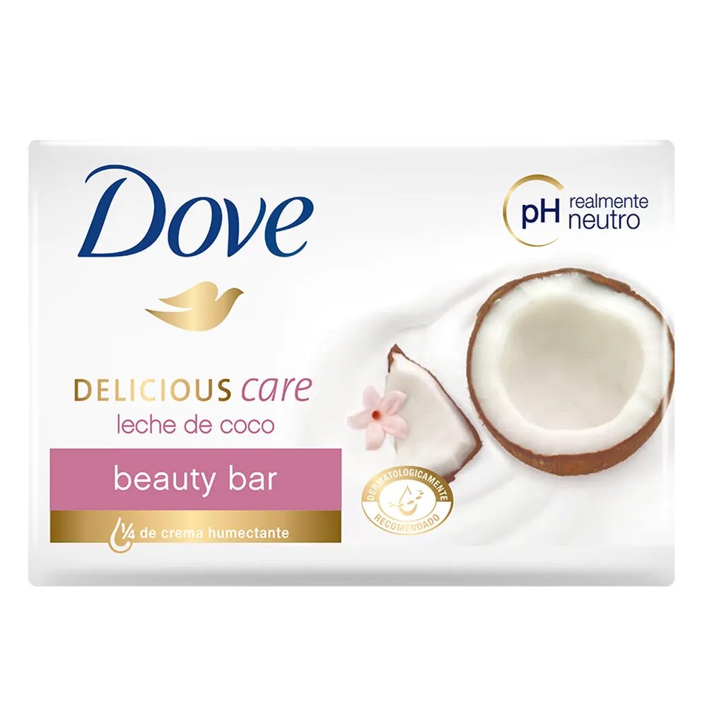 Jabon Barra Leche Coco Dove 135 g