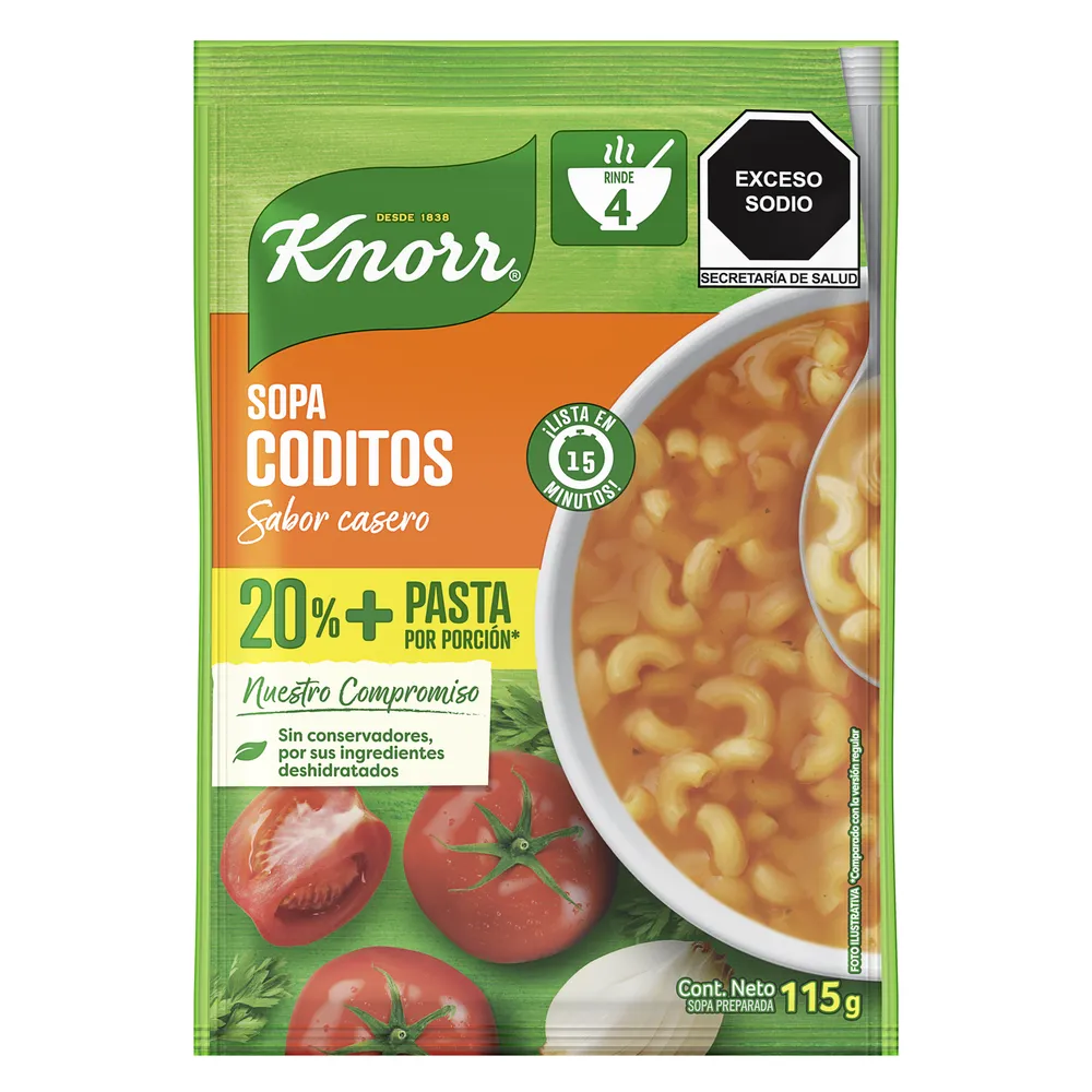Sopa de Coditos en sobre Knorr 115 g