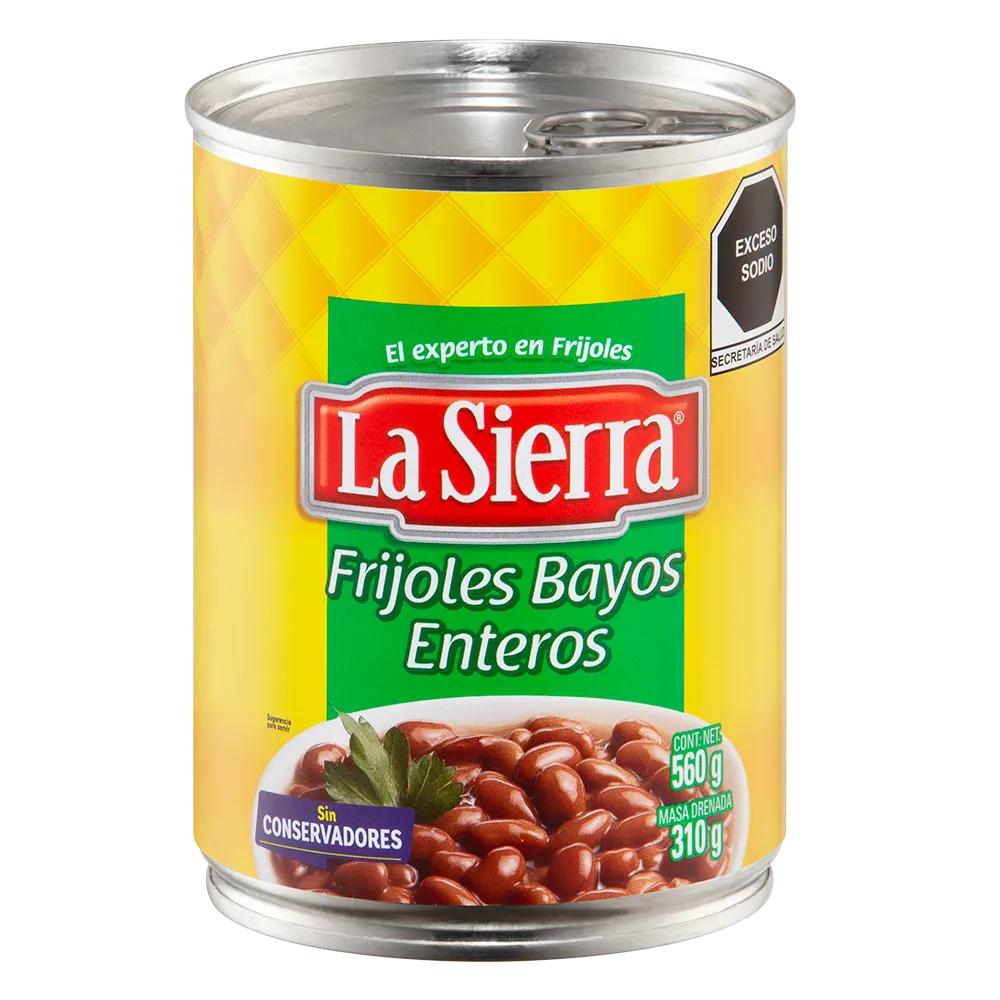 Frijoles Bayos Enteros La Sierra 560 g
