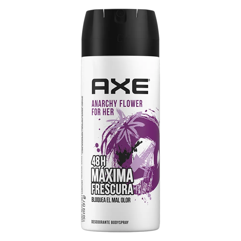 Desodorante Aerosol Anarchy Flower Axe Mujer 97 g