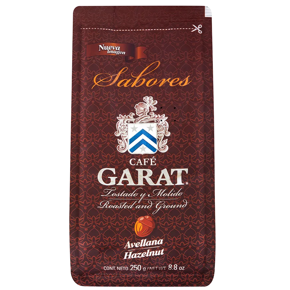 Cafe Tostado Y Molido Avellana Garat 250 Gr