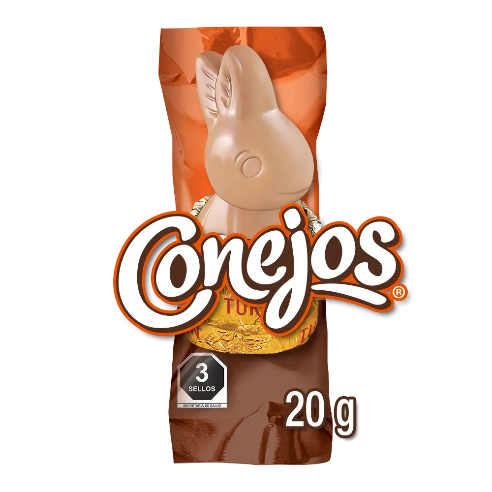 Chocolate Con Leche Conejos Turin 20 Gr