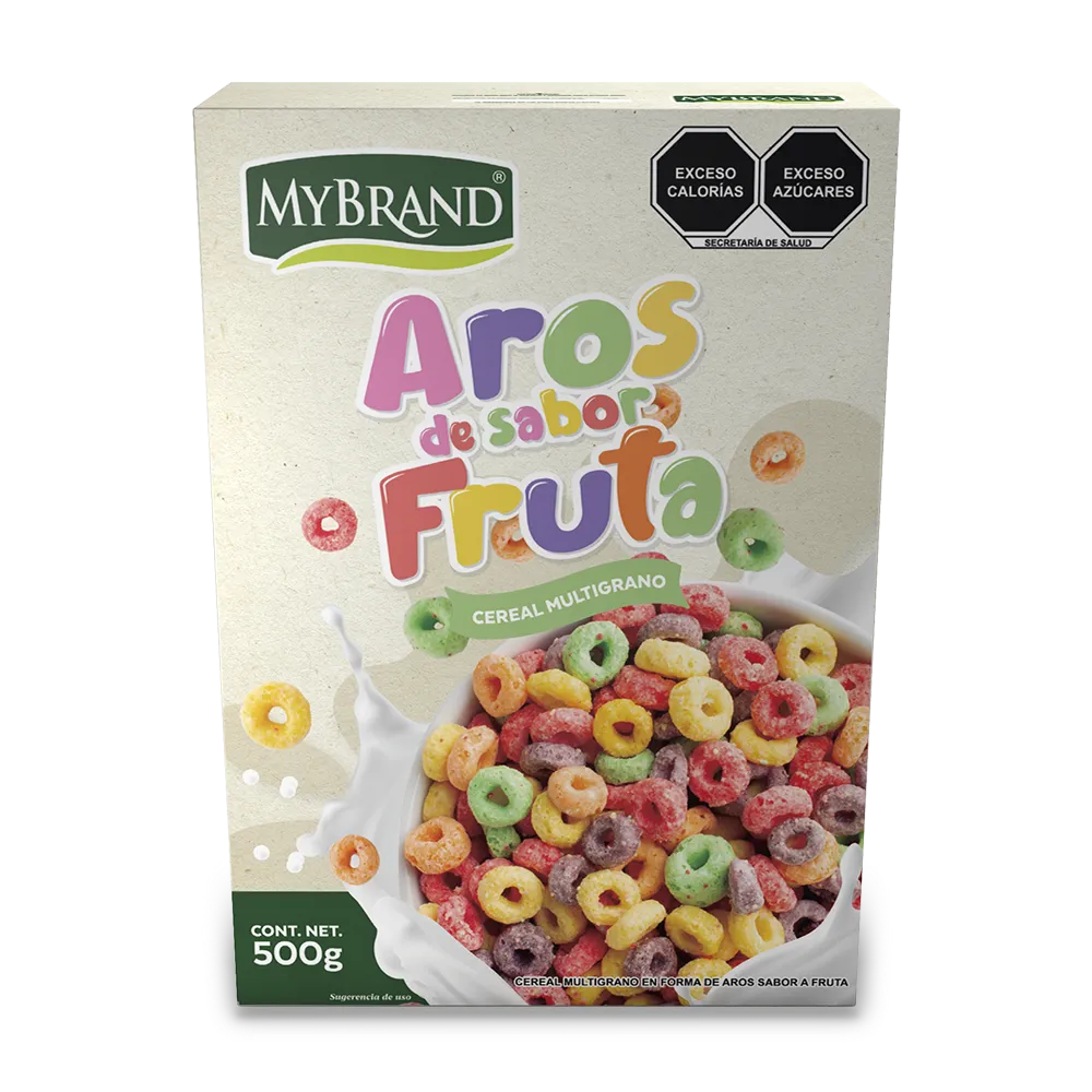 Cereal Aros De Frutas Mybrand 500 g