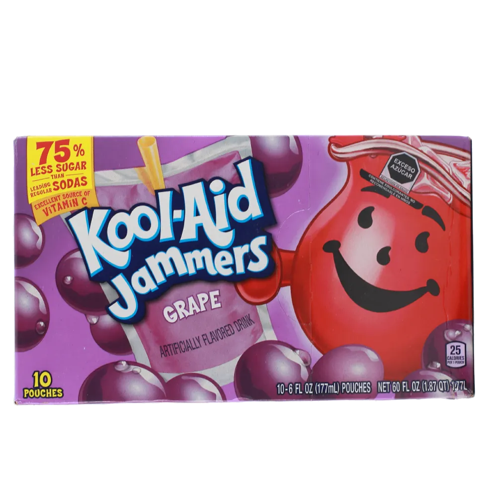 Bebida Jammer Uva Kool Aid 10 Pza