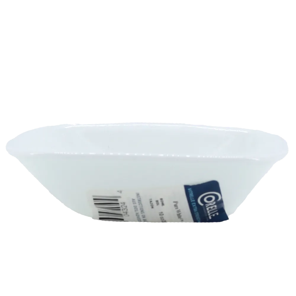 PLATO HONDO VIDRIO OPAL LINEA STUDIO BLANCO CORELLE 1 PIEZA