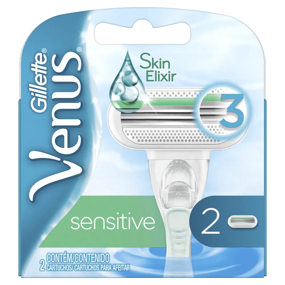 Cartucho Afeitar Venus Divine Venus Sensitive 2 Pza