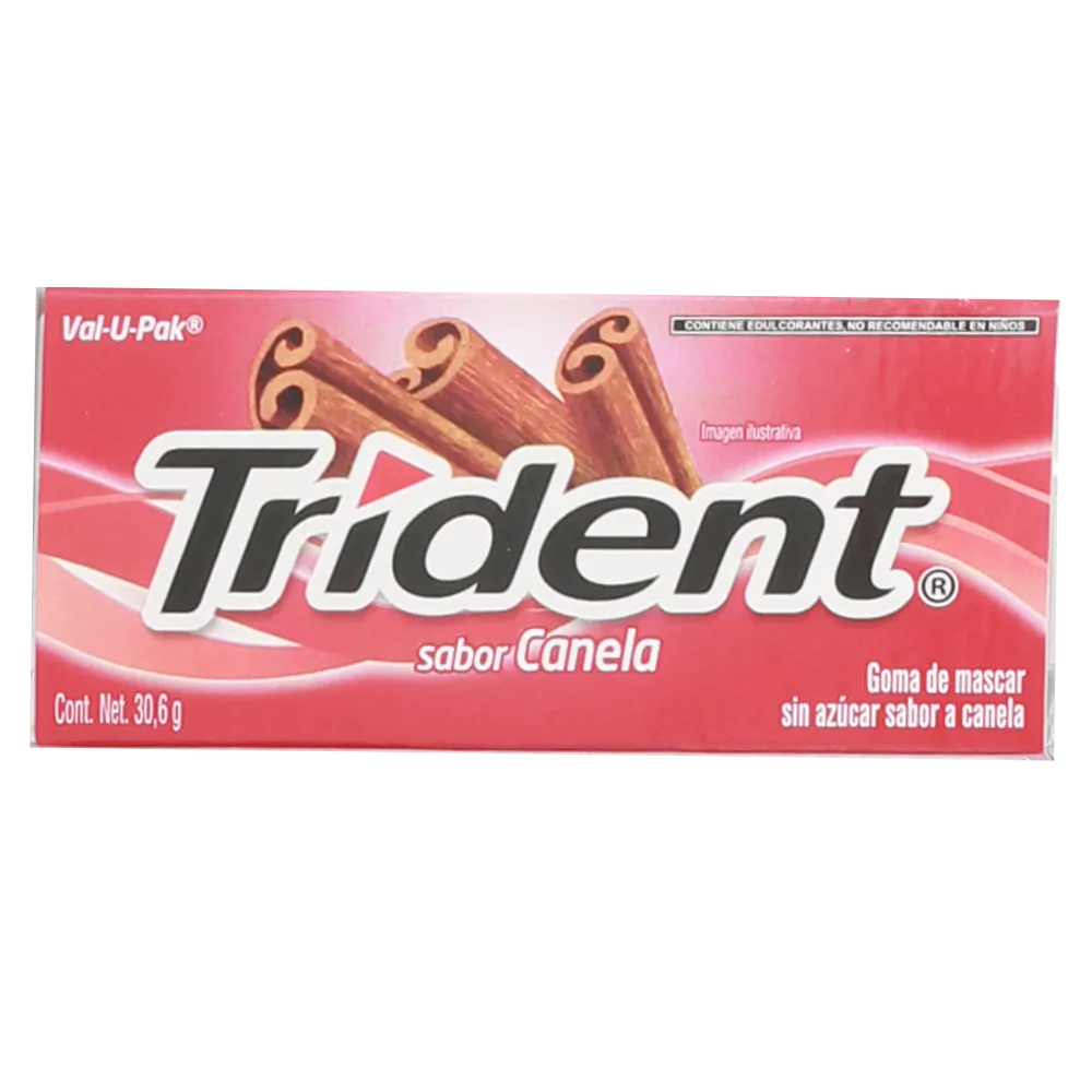 Goma De Mascar Canela 18 Pz Trident 30.6 g