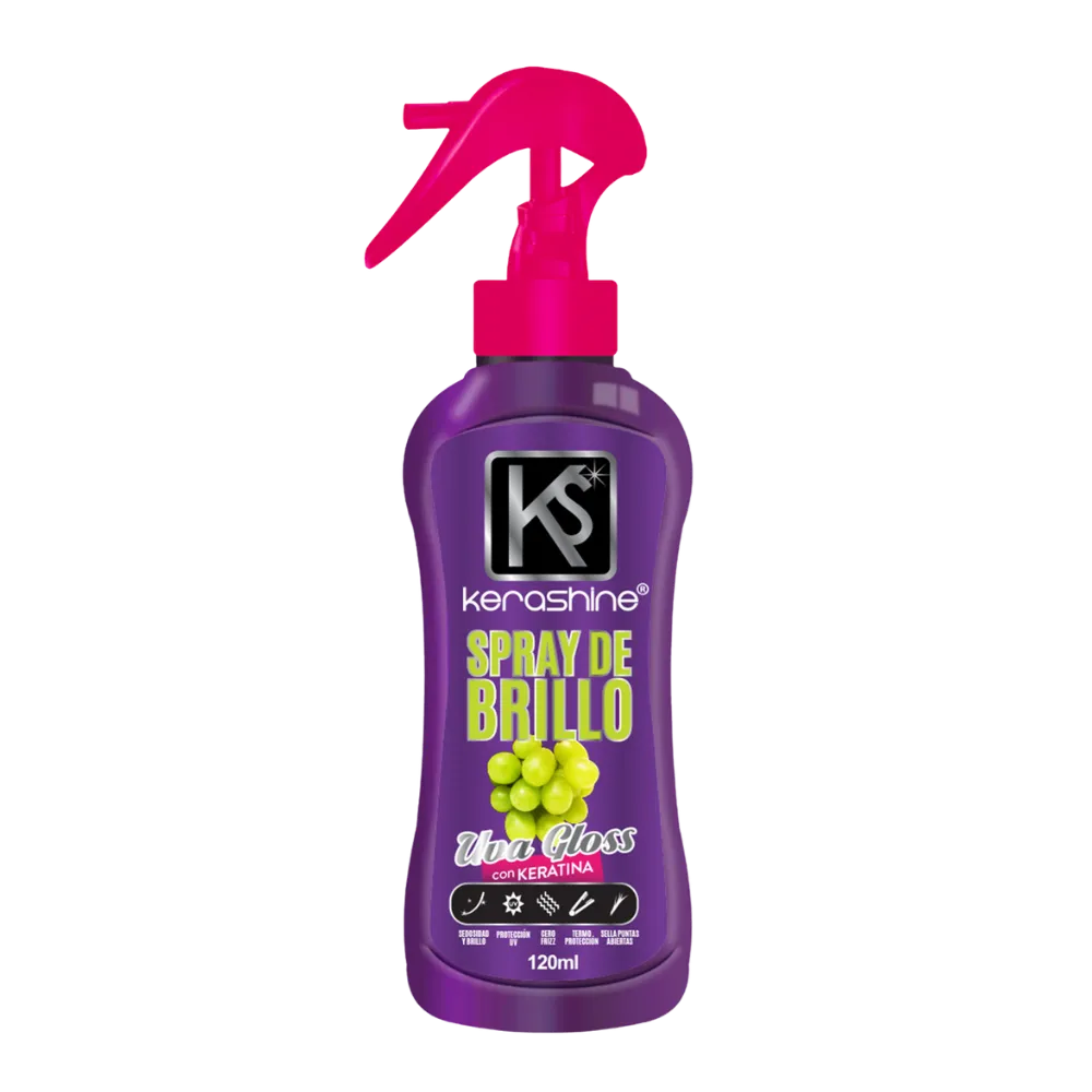 Silica Atomizador Brillo Uva Kerashine 120 Ml