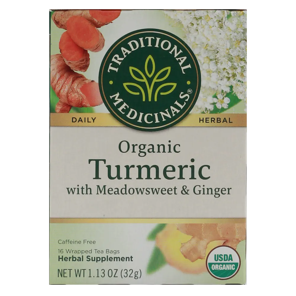 Te Turmeric Con Ginger Traditional Med 16 Bolsa