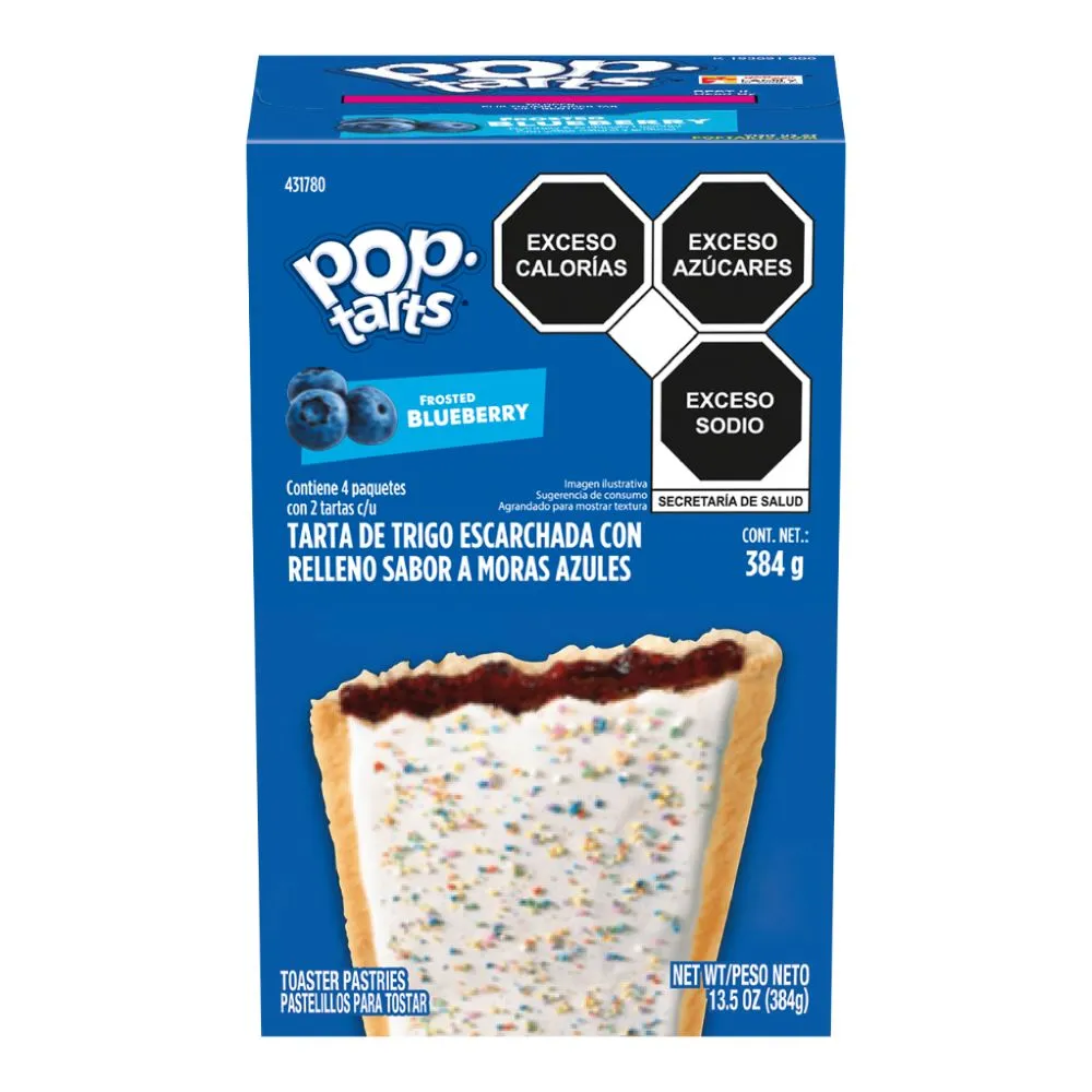 Pop Tarts Blueberry Kelloggs 384 g