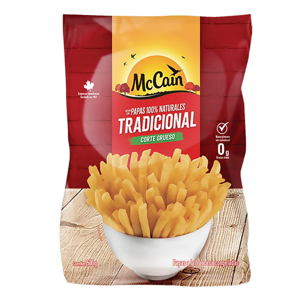 Papas Corte Grueso Mccain 500 g