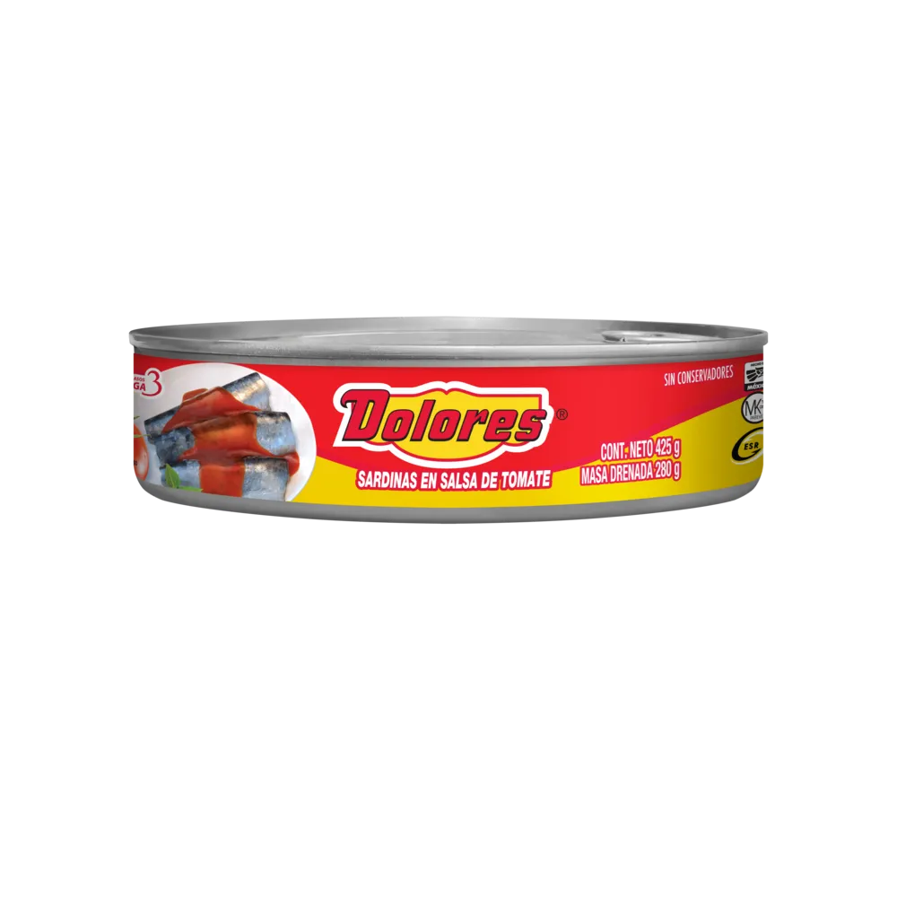 SARDINA EN SALSA DE TOMATE DOLORES 425 GRAMOS