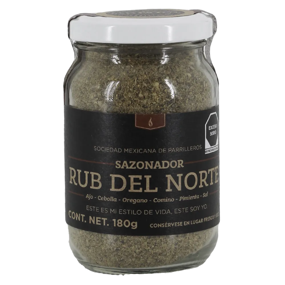 Sazonador Rub Del Norte Smp 180 Gr