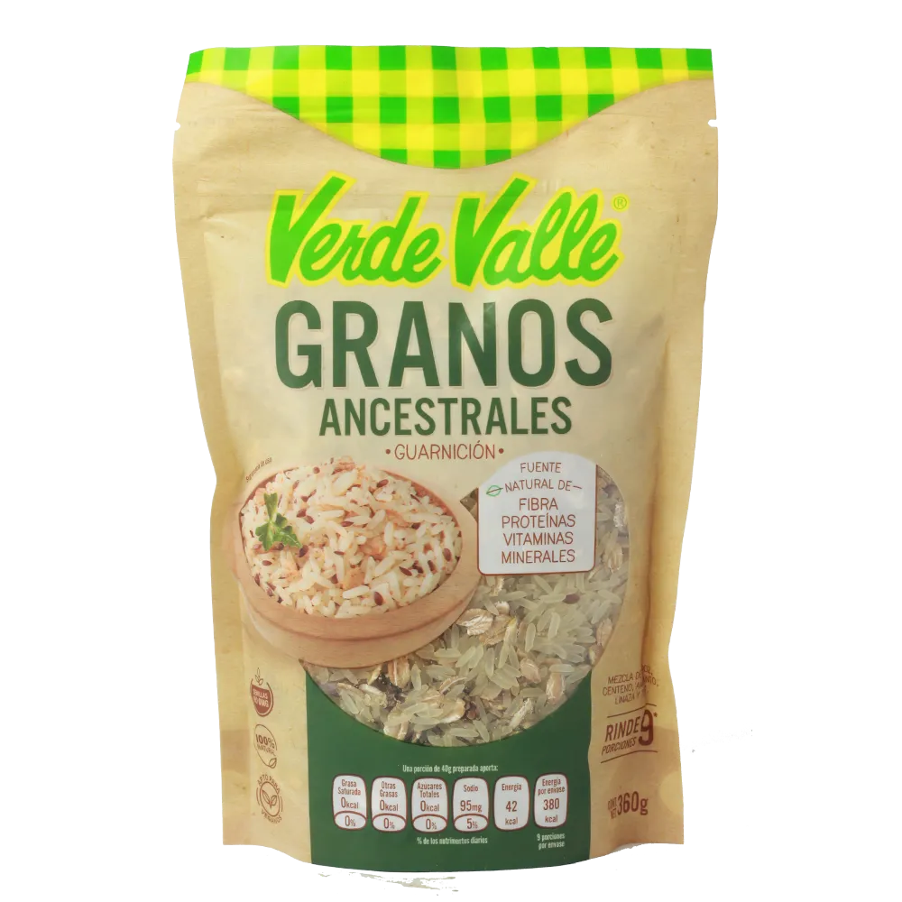 Granos Ancenstrales para Guarnicion Verde Valle 360 g