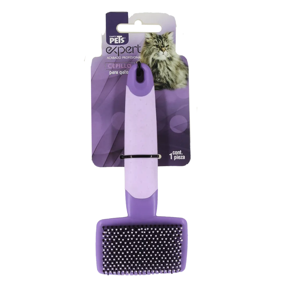 Cepillo Con Puntas Redondeadas Para Gato Fancy Pets 1 Pza