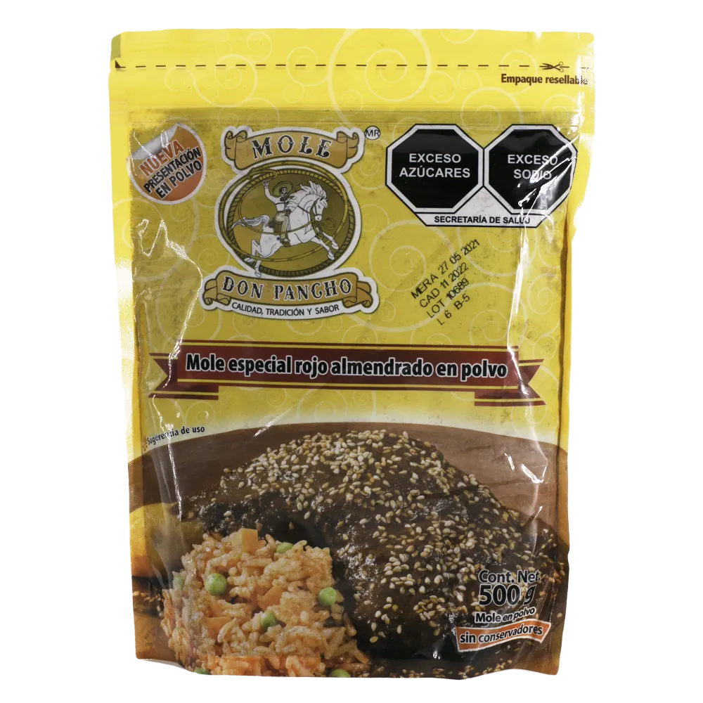 Mole Rojo Almendrado En Polvo Don Pancho 500 Gr