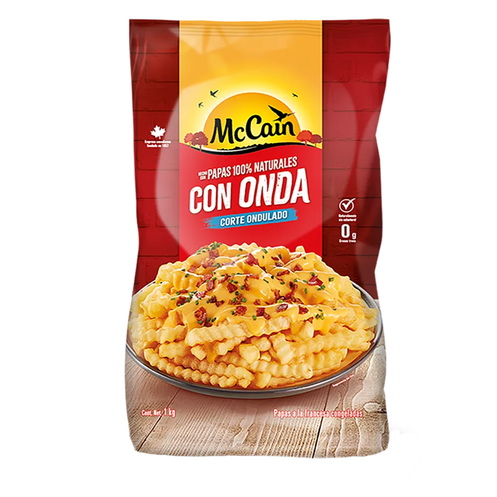 Papa Corte Ondulado Mccain 1 Kg