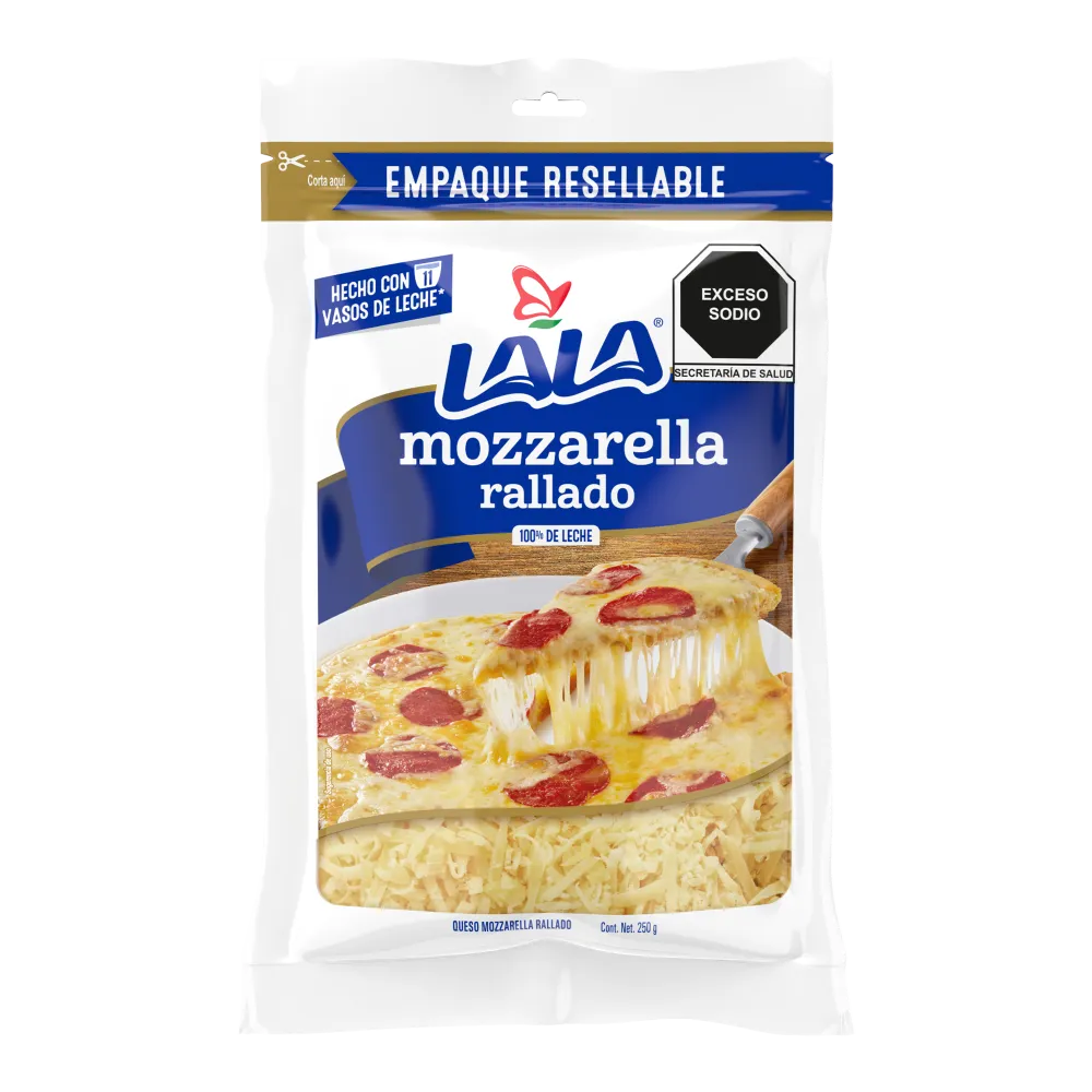 Queso Mozzarella Rallado Lala 250 g