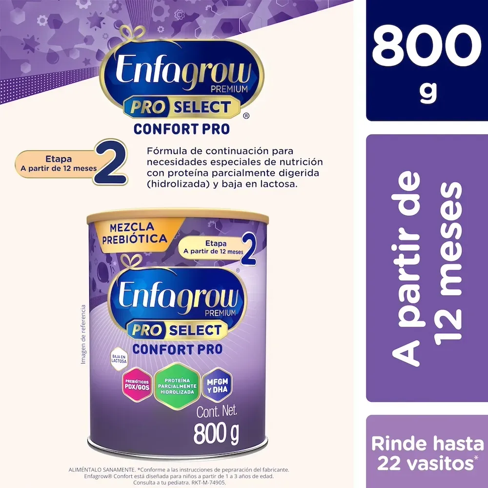 Fórmula infantil Especializada Enfagrow Confort 2   800 g