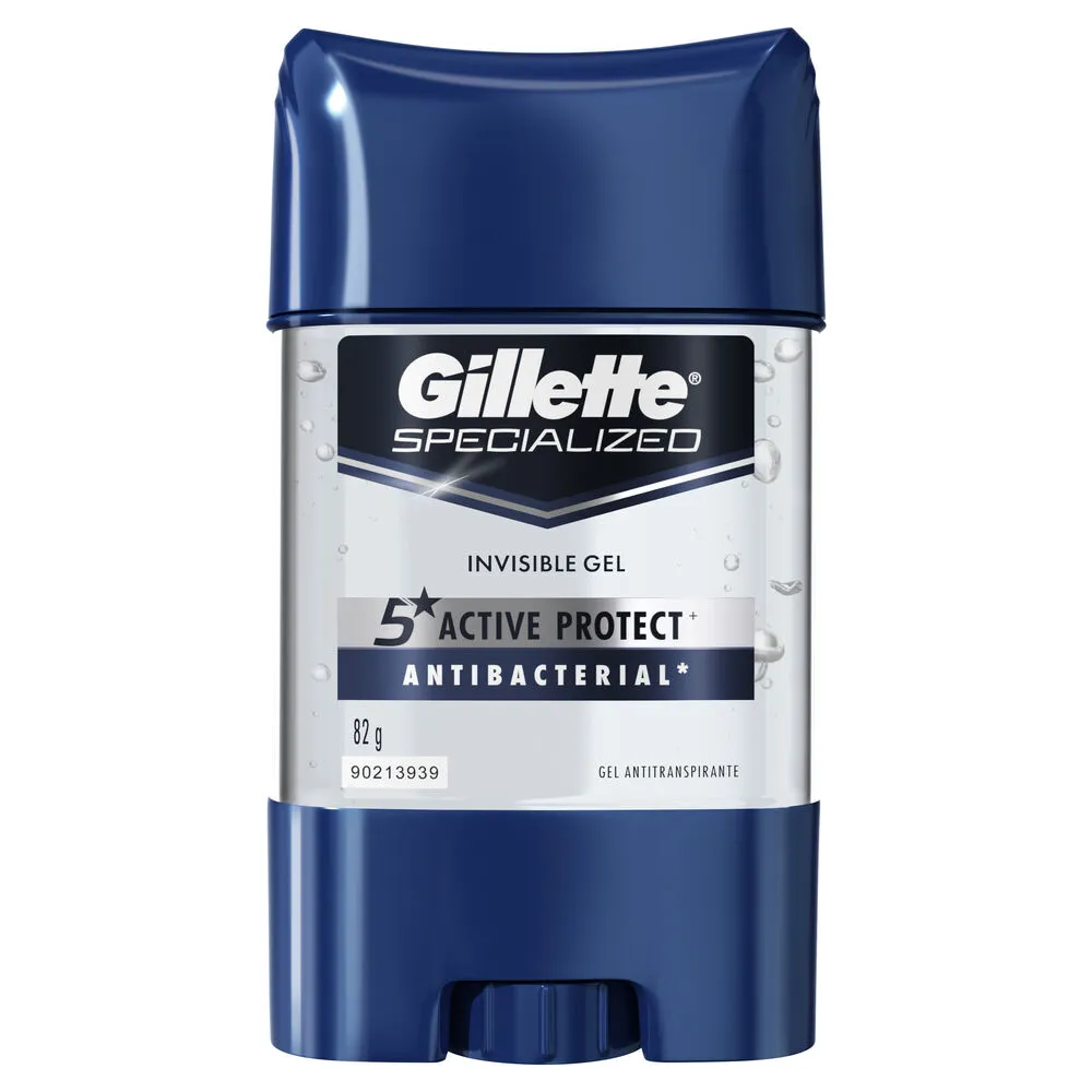 Antitranspirante Gel Cleargel Antibacteri Gillette 82 g
