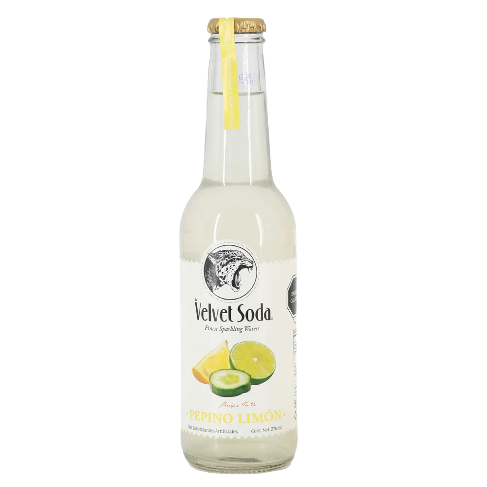 Refresco Artesanal Pepino Limon Velvet Soda 275 Ml