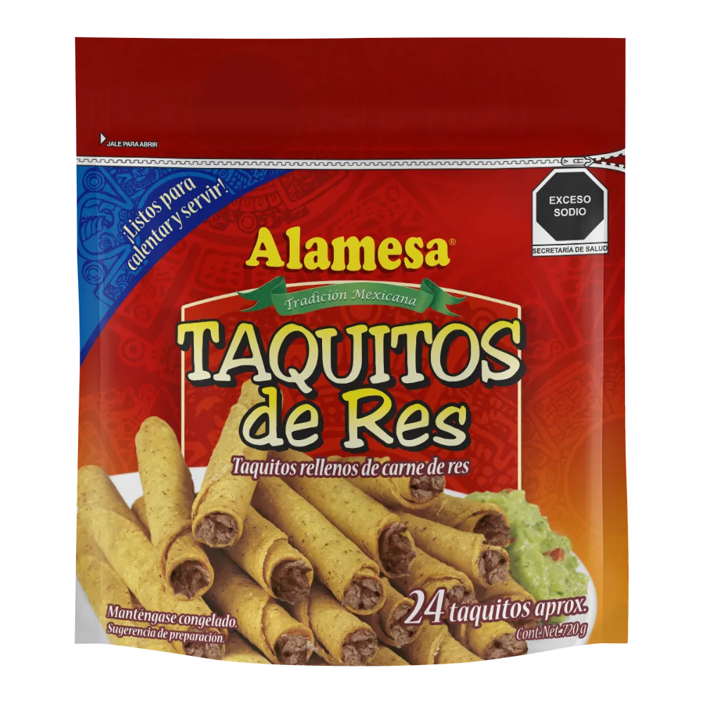 Taquitos De Res Alamesa 720 g