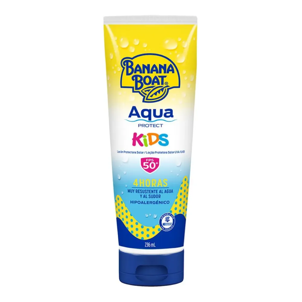 PROTECTOR SOLAR FPS 50+ AQUA PROTECT BANANA BOAT 236 MILILI
