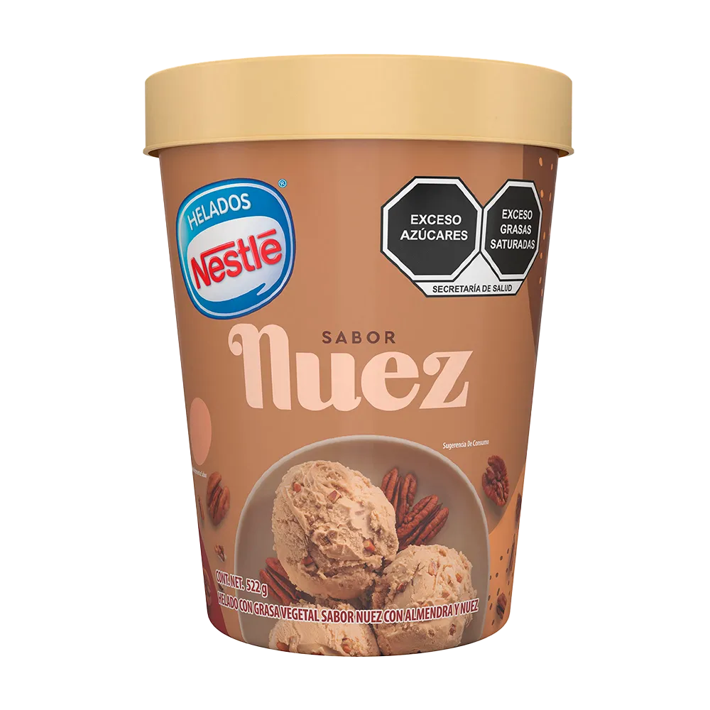 Helado Sabor Nuez Nestlé 522 G